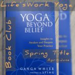 Blue book called Yoga Beyond Belief